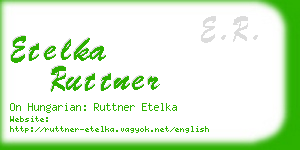 etelka ruttner business card